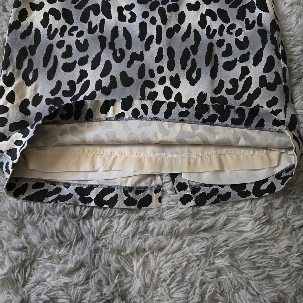 Y2K Cato Leopard Print Pencil Skirt - Size 12 - Picture 3 of 5